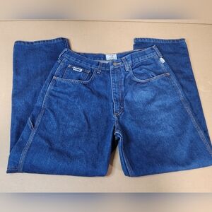Tyndale Jeans Mens 33x30 Blue FR Flame Resistant Straight Cat2 Utility Workwear